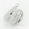 High polished cute paw magnetic Perfume locket wholesale 316L Stainless Steel perfume locket